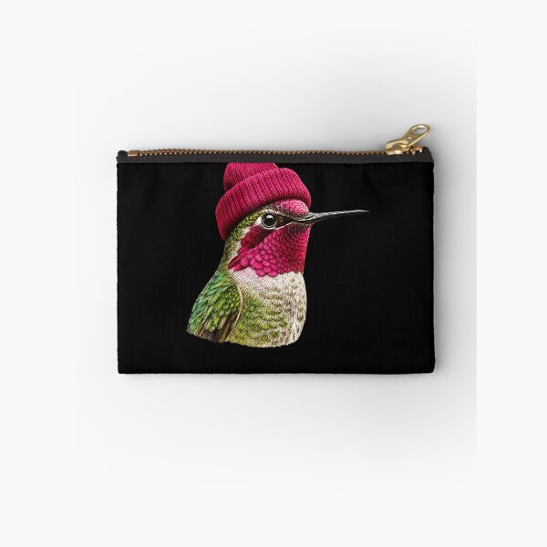 Item preview, Hipster Hummingbird Wearing Beanie Funny Bird Watching designed and sold by TysonLangosh.