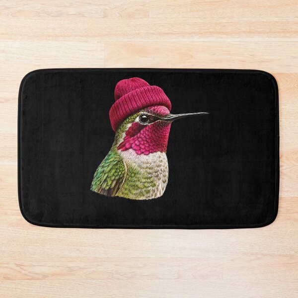 Item preview, Hipster Hummingbird Wearing Beanie Funny Bird Watching designed and sold by TysonLangosh.