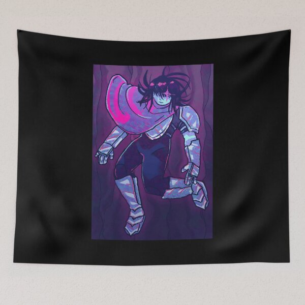 Item preview, Futuristic Warrior with Scarf in Neon Style designed and sold by Baby-Care.