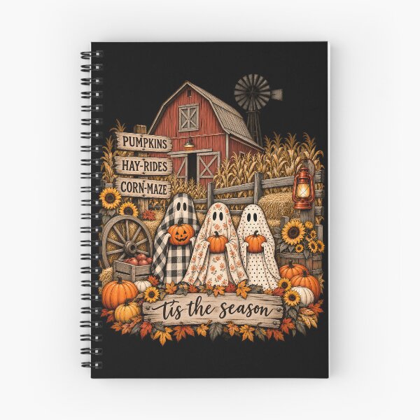 Item preview, Cute Ghosts Pumpkin Patch Halloween Farmhouse Fall Season designed and sold by ArcaneArtistry.
