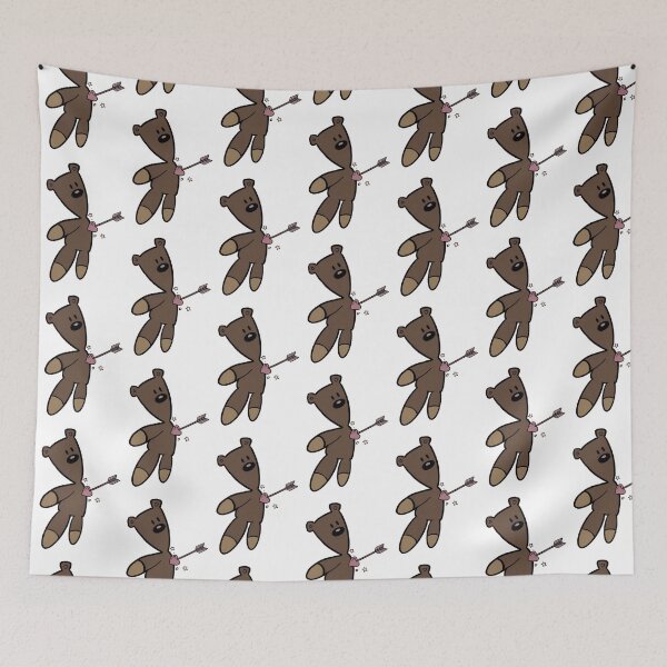 Item preview, Cute Brown Bear Love Arrow Funny Romantic Cartoon Design designed and sold by BlackSyeth.