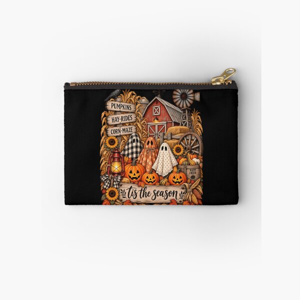 Item preview, Fall Halloween Farm Ghosts Pumpkins Corn Maze Autumn Harvest designed and sold by ArcaneArtistry.