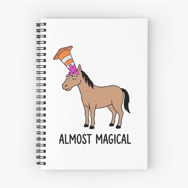 Item preview,  Almost Magical Funny Horse Traffic Cone Unicorn designed and sold by BeaBuzz.