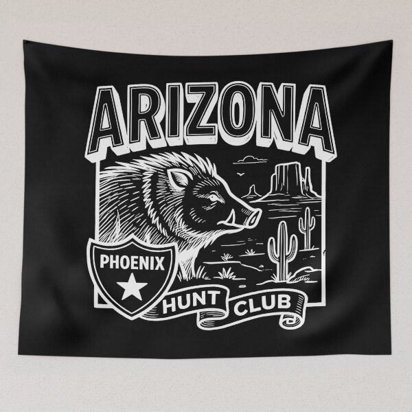 Item preview, Arizona Javelina Peccary – Southwestern Wild Boar Wildlife designed and sold by Art-Arcade6.