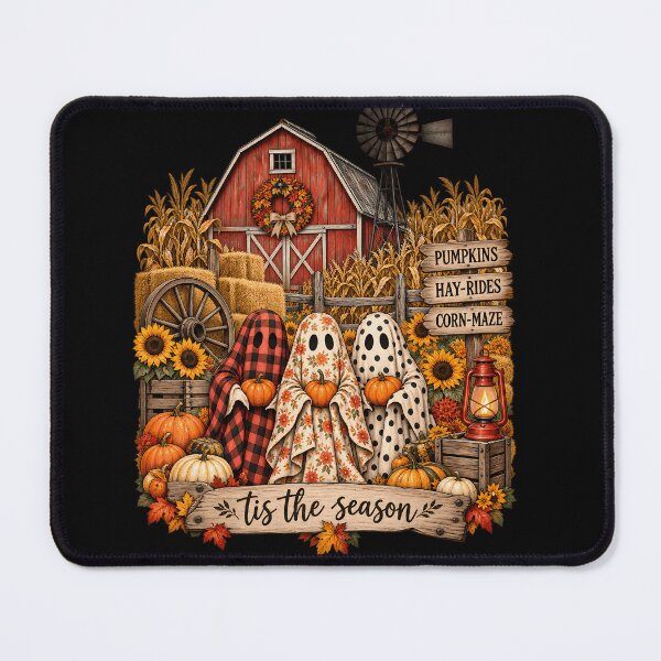 Item preview, Cozy Fall Ghosts at the Pumpkin Patch – Tis the Season Halloween Farm designed and sold by ArcaneArtistry.