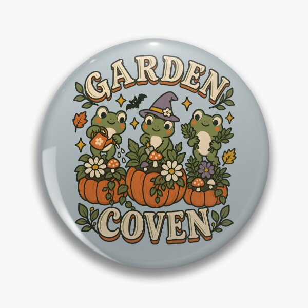 Item preview, Garden Coven – Cute Frog Cottagecore Halloween Garden designed and sold by  MAD's Recreation Studio.