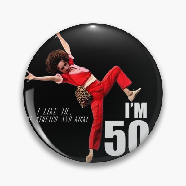 Item preview, 50 Years Old And Feeling Great Energetic High Kick Vintage Style Design | Best Buy designed and sold by Dayzky.