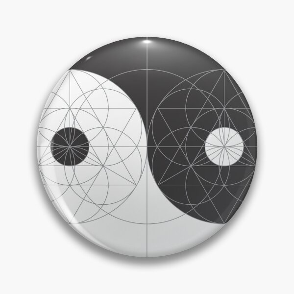 Item preview, Yin and Yang Sacred Geometry Symbol designed and sold by GRFXOS.