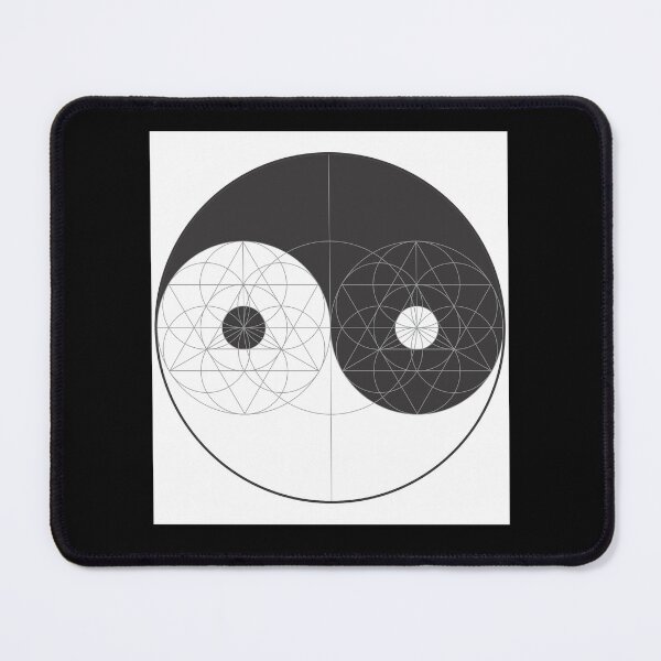Item preview, Yin and Yang Sacred Geometry Symbol designed and sold by GRFXOS.