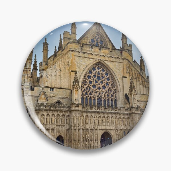 Item preview, Exeter Cathedral Devon England - Historic Gothic Architecture Photography designed and sold by leonwoods.