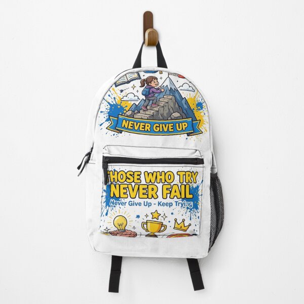 Item preview, Those Who Try Never Fail - Never Give Up Keep Trying Motivational designed and sold by prithvi chand.
