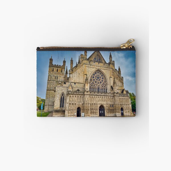 Item preview, Exeter Cathedral Devon England - Historic Gothic Architecture Photography designed and sold by leonwoods.