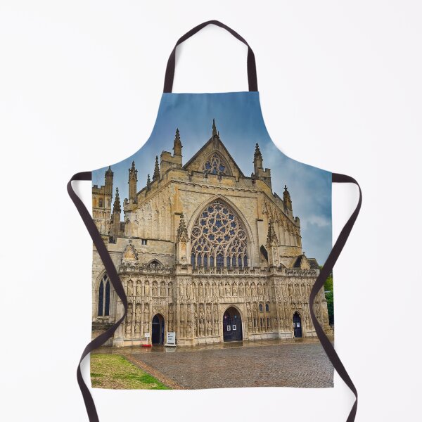 Item preview, Exeter Cathedral Devon England - Historic Gothic Architecture Photography designed and sold by leonwoods.