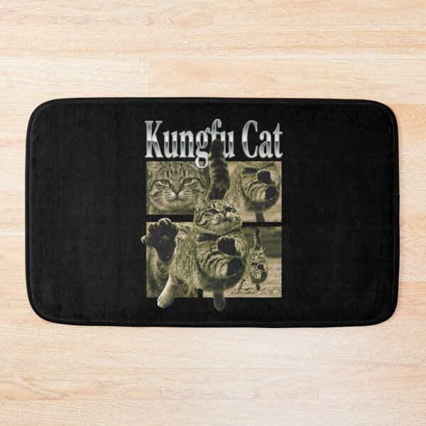 Item preview, Kung Fu Cat Vintage Bootleg Style Funny Meme Cat   designed and sold by aynorsadier.
