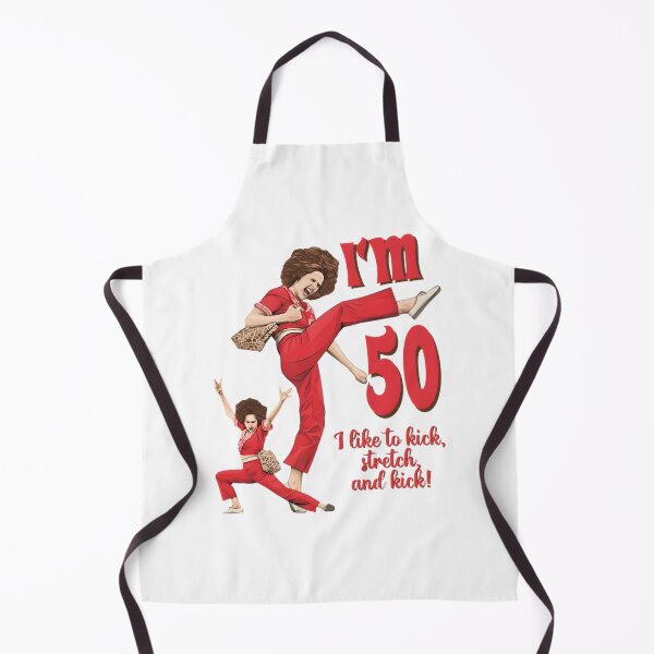 Item preview, Kick Stretch Kick I'M 50 Funny 50Th Birthday Retro Humor Quote | Perfect Gift For You And Friends designed and sold by Dayzky.