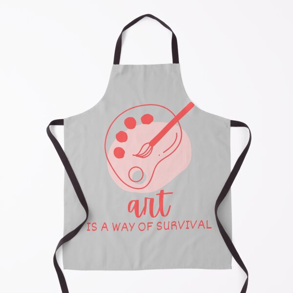 Item preview, Art Is A Way Of Survival Artist Palette Typography designed and sold by Fine-Arts-Lab.