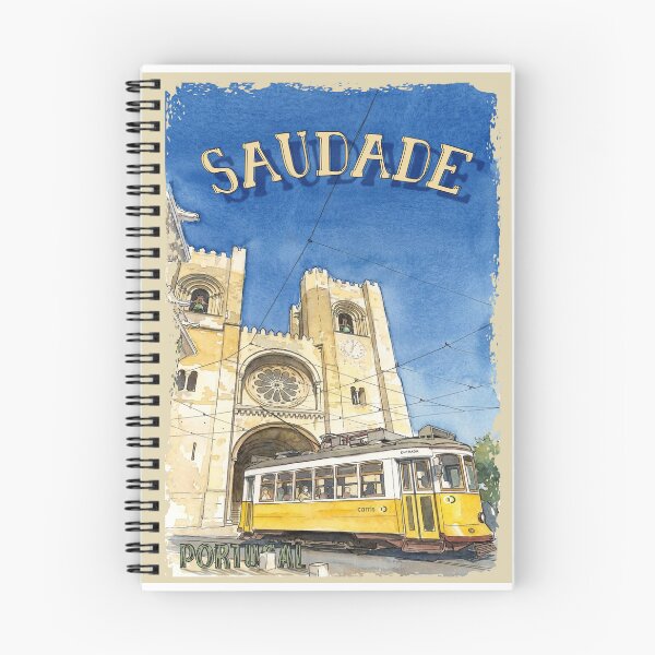Item preview, Saudade Portugal – Aesthetic Watercolor Travel Design designed and sold by HappyLuckyJoy.