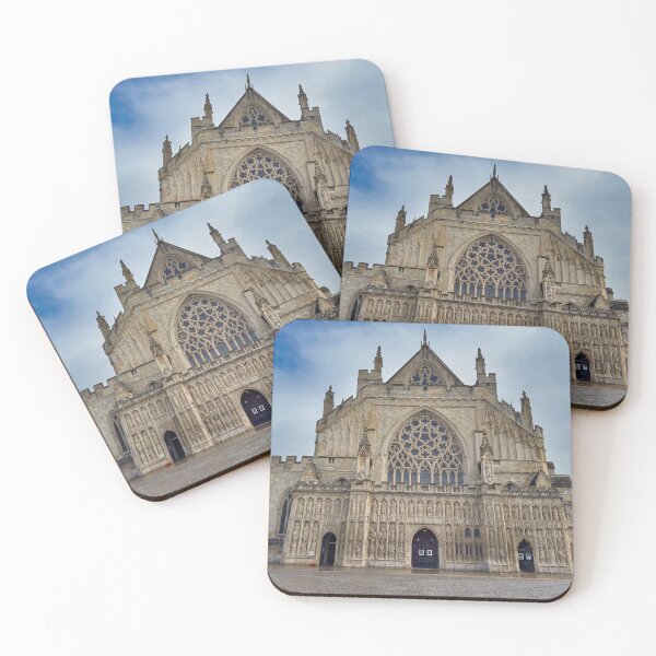 Item preview, Exeter Cathedral Gothic Architecture Fine Art Photo - Devon England Landmark designed and sold by leonwoods.