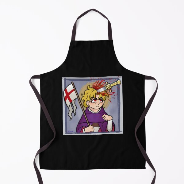 Item preview, Fierce Cartoon Character with England Flag and Sword designed and sold by J-Mindful.