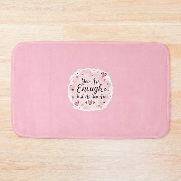 Item preview, You Are Enough Just As You Are - Aesthetic Self Love Sticker designed and sold by Pransis_Diginer_26.