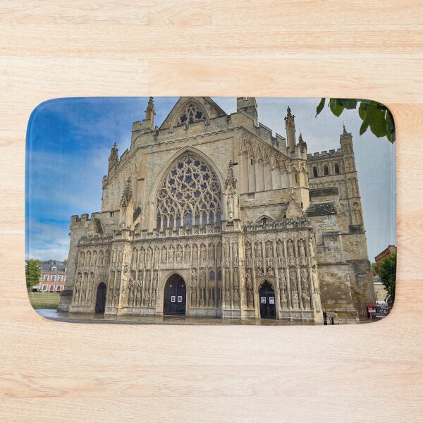 Item preview, Exeter Cathedral West Front - Historic Devon Landmark Travel Photography designed and sold by leonwoods.