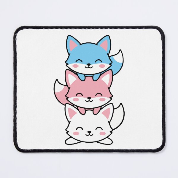 Item preview, Kawaii Foxes – Cute Pink and Blue Foxes designed and sold by AliveStyle.