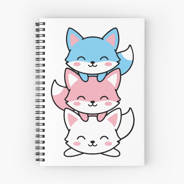 Item preview, Kawaii Foxes – Cute Pink and Blue Foxes designed and sold by AliveStyle.