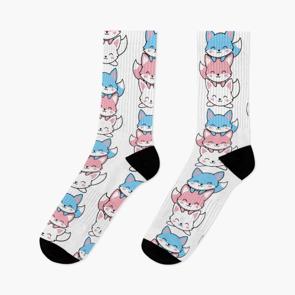 Item preview, Kawaii Foxes – Cute Pink and Blue Foxes designed and sold by AliveStyle.