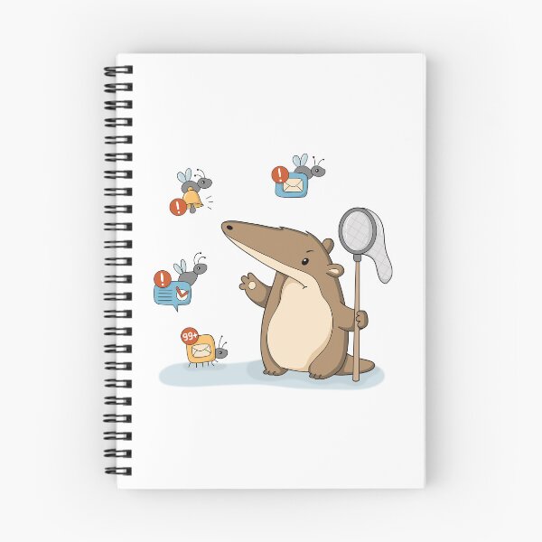Item preview, Overwhelmed Anteater With Notifications designed and sold by OKartashova.