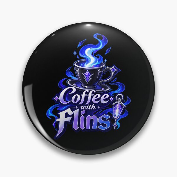 Item preview, Coffee with Flins Sticker | Genshin Impact designed and sold by Ayaani Creative.