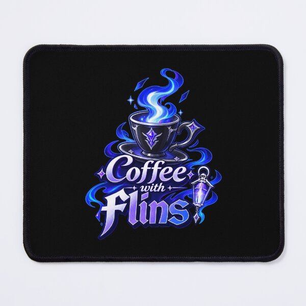 Item preview, Coffee with Flins Sticker | Genshin Impact designed and sold by Ayaani Creative.