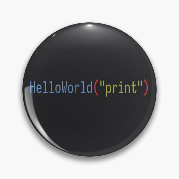 Item preview, Hello World Print Programmer Coding Meme designed and sold by LuxuryHue.