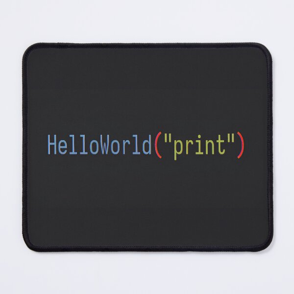 Item preview, Hello World Print Programmer Coding Meme designed and sold by LuxuryHue.