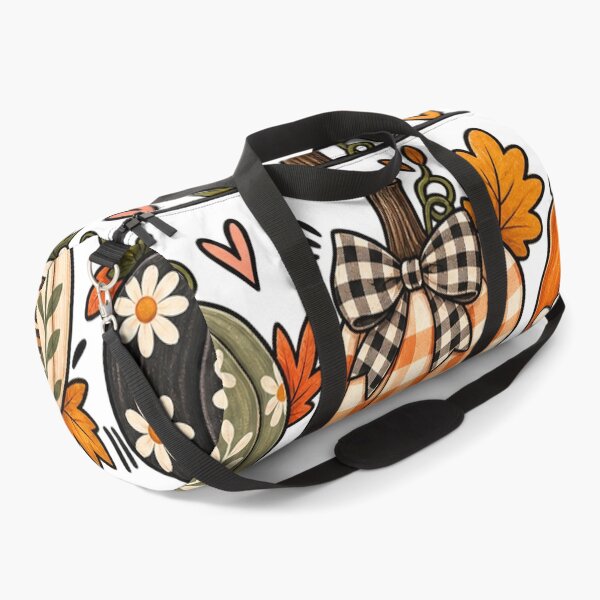 Item preview, Cute Vintage Fall halloween Pumpkins Autumn Harvest Floral Pumpkin Collection designed and sold by CreativeNest Prints.