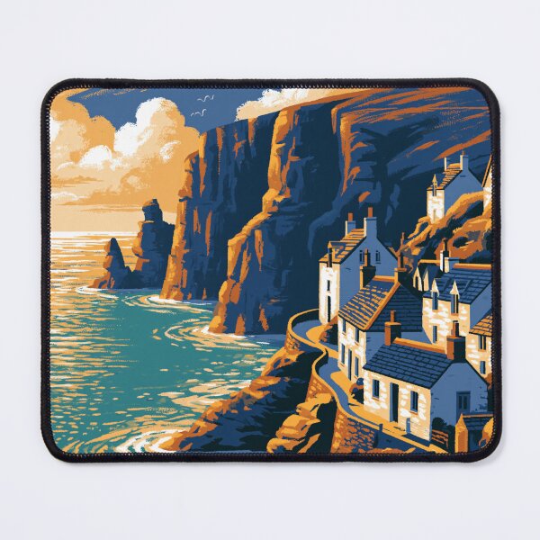 Item preview, Vintage Cornwall Coast – Retro British Travel Poster designed and sold by GSizzle1.