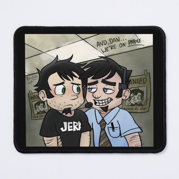 Item preview, Humorous Parole Office Cartoon Scene designed and sold by J-Mindful.