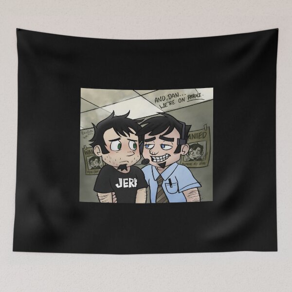 Item preview, Humorous Parole Office Cartoon Scene designed and sold by J-Mindful.