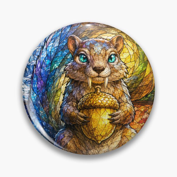 Item preview, The Prehistoric Squirrel of the Four Seasons – Guardian of the Acorn designed and sold by Pixel Otaku Gallery.