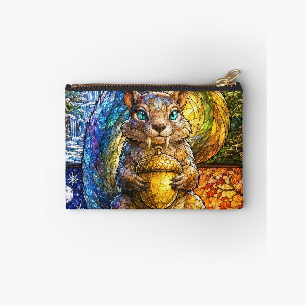 Item preview, The Prehistoric Squirrel of the Four Seasons – Guardian of the Acorn designed and sold by Pixel Otaku Gallery.