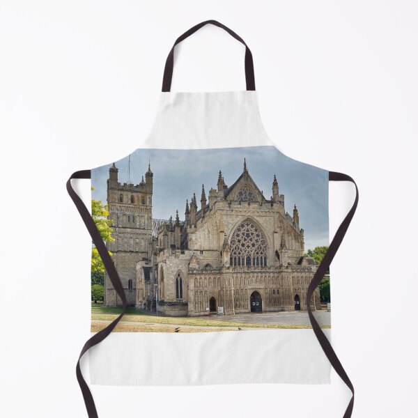 Item preview, Exeter Cathedral & City Landmarks - Historic Devon Architecture Print designed and sold by leonwoods.