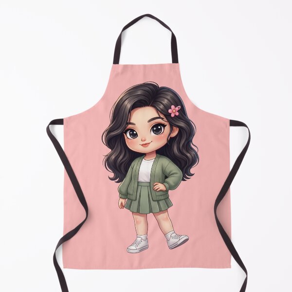 Item preview, Cute Confident Chibi Girl In Sage Green Outfit designed and sold by taogiauco.