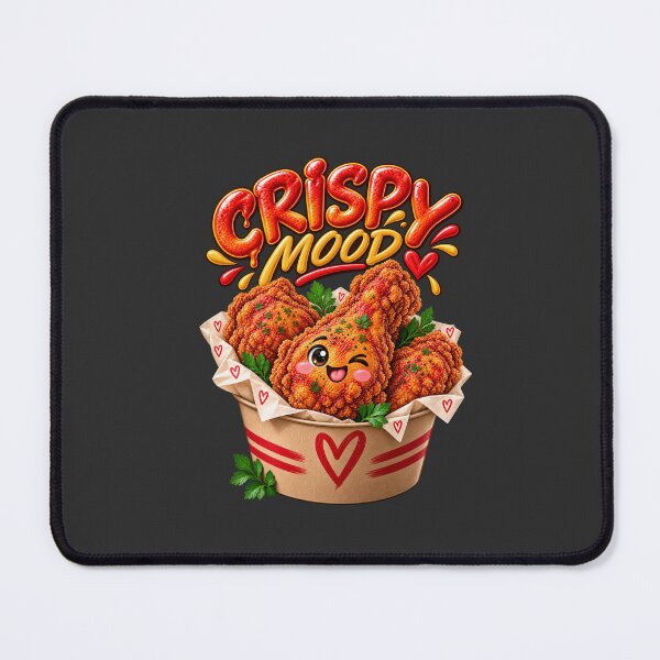 Item preview, Crispy Mood – Cute Fried Chicken Lover Design designed and sold by HO•Designs.