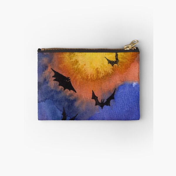 Item preview, Flying Watercolour Bats: Red Splatter Halloween Art designed and sold by ArithraStudio.
