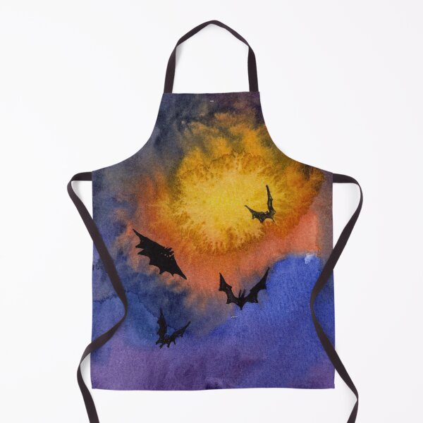 Item preview, Flying Watercolour Bats: Red Splatter Halloween Art designed and sold by ArithraStudio.