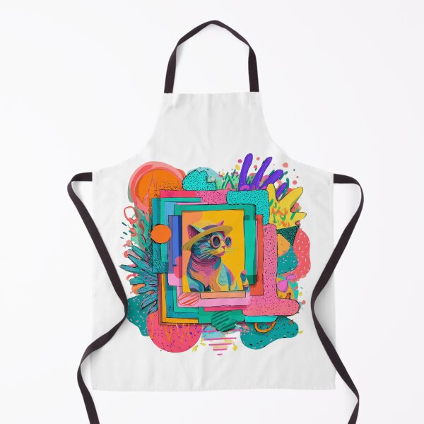 Item preview, Colorful Cat in Colorful Frame designed and sold by OutOfTheBubble.
