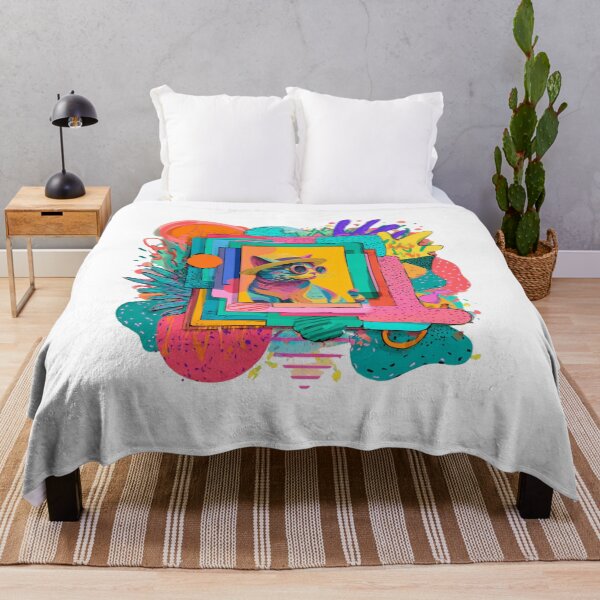 Item preview, Colorful Cat in Colorful Frame designed and sold by OutOfTheBubble.