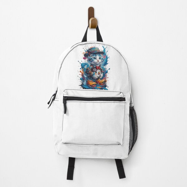 Item preview, CATTITUDE Cool Cat | Urban Graffiti Splash Art Kitten designed and sold by PixelStyle Studio.