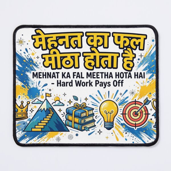 Item preview, Mehnat Ka Fal Meetha Hota Hai - Hard Work Pays Off Hindi designed and sold by prithvi chand.