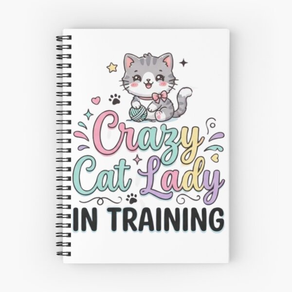Item preview, Crazy Cat Lady In Training - Funny Cat Lover Quote designed and sold by PrintforDesign.