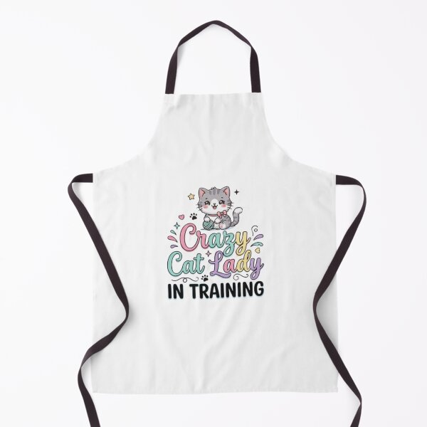 Item preview, Crazy Cat Lady In Training - Funny Cat Lover Quote designed and sold by PrintforDesign.